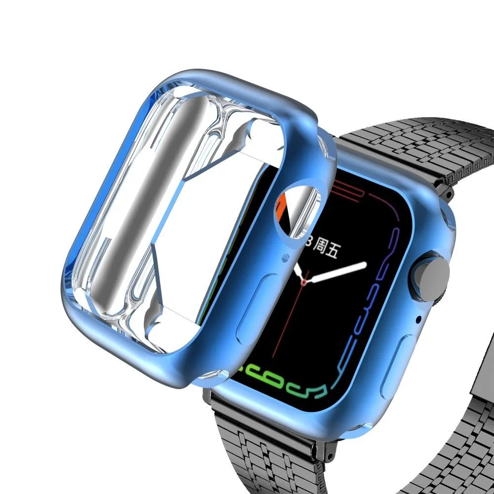 Apple Watch (45mm) stylish TPU cover - Blue